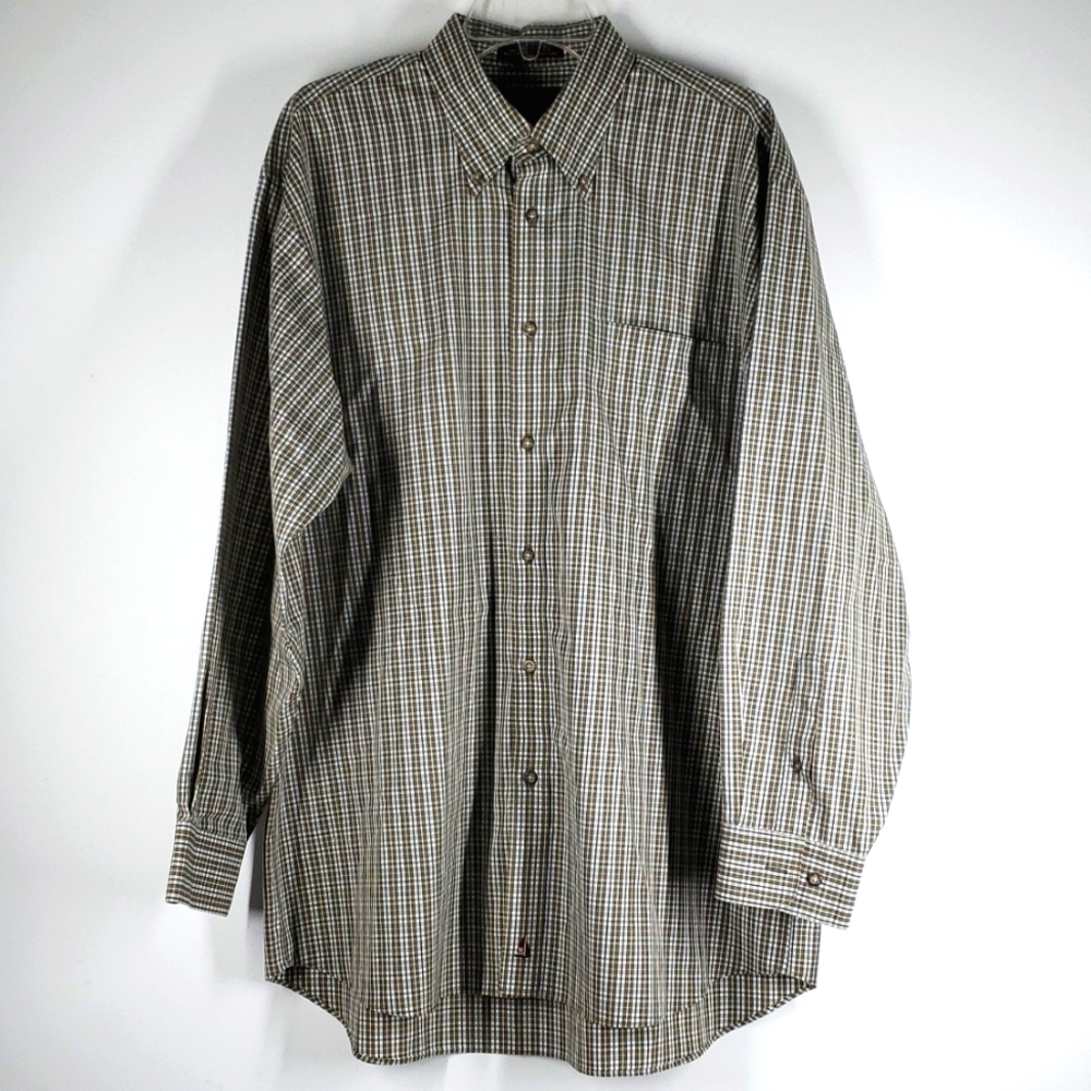 NORDSTROM Men's Button Down Long Sleeve Dress Shirt L